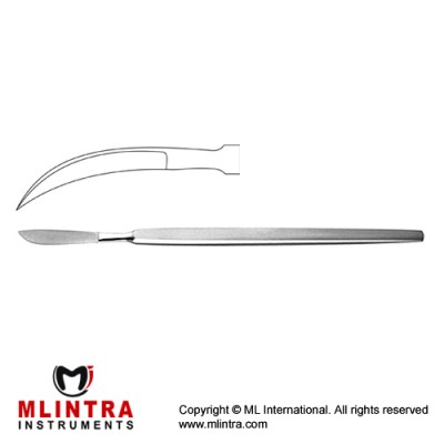 Dieffenbach Dissecting Knife / Opreating Knife With Metal Handle Stainless Steel, 17 cm - 6 3/4" Dieffenbach Dissecting Knife / Opreating Knife With Metal Handle Stainless Steel, 17 cm - 6 3/4"